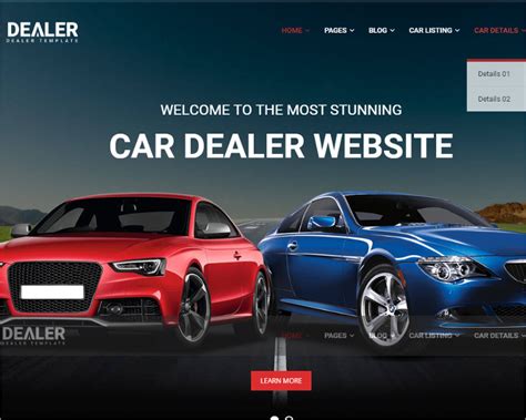 Website Template Car Dealer