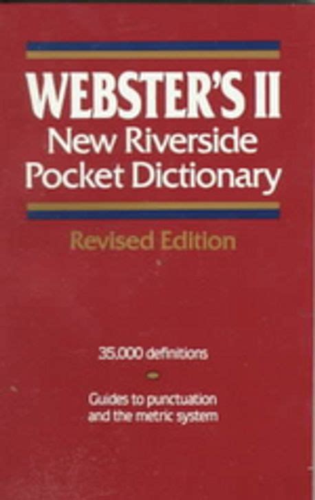 Webster's II Pocket Doc