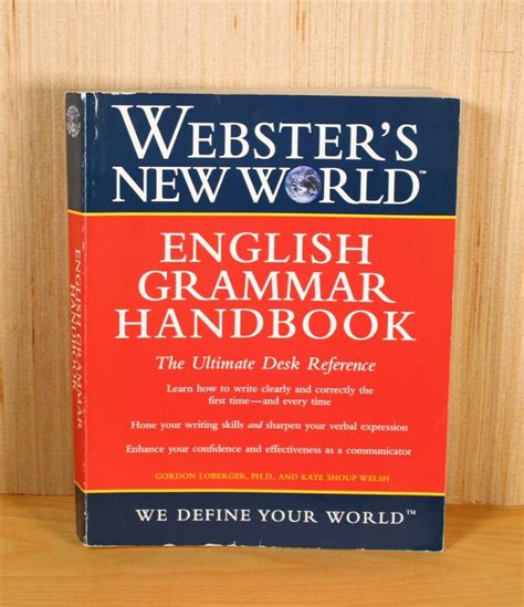 Websters New World English Grammar Handbook Ebook Reader