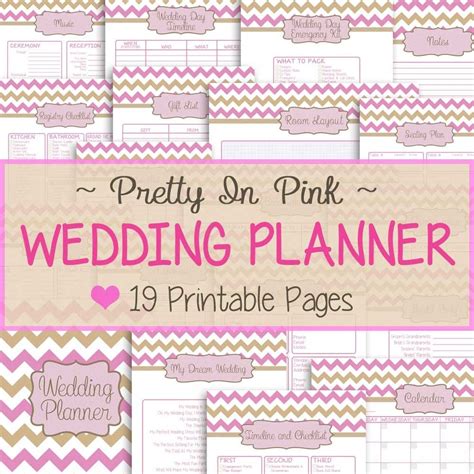 Wedding Planner Binder Printables