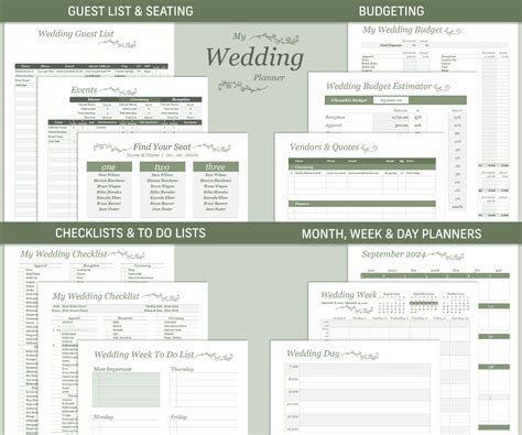 Wedding Planner Template Free Download