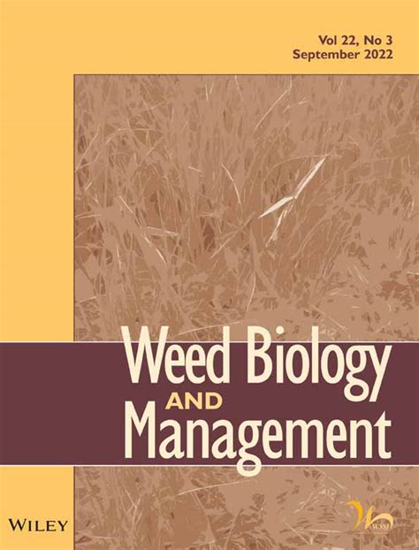Weed Biology and Management 1st Edition Doc