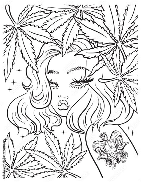 Weed Coloring Pages Printable