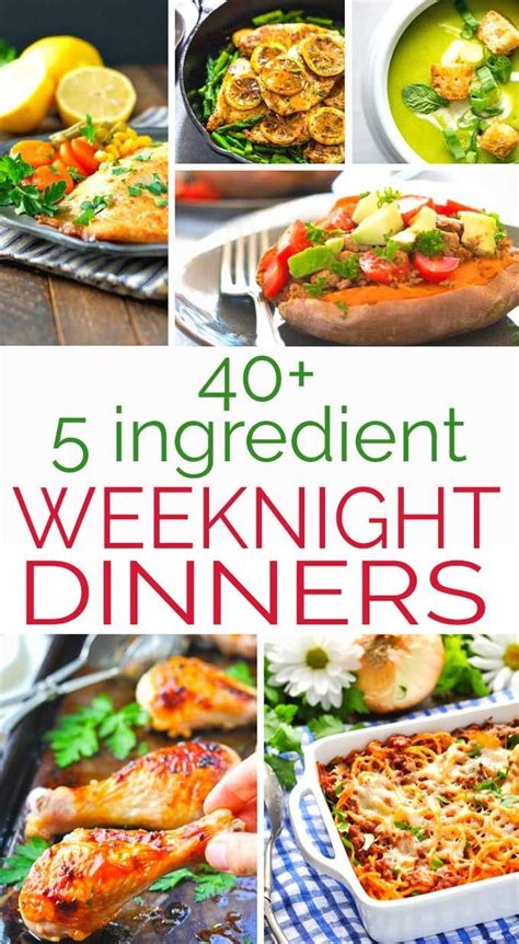 Weeknight Dinners 6 Ingredients or Less Keep It Simple Epub