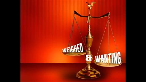 Weighed and Wanting PDF