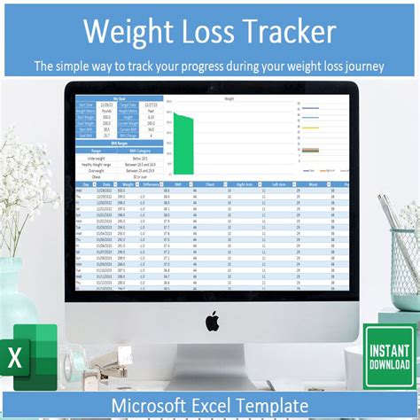 Weight Loss Tracker Excel Template