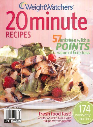 Weight Watchers 20 Minute Cookbook Spring 2009 174 Recipes 57 entrees with 6 points or LESS Doc