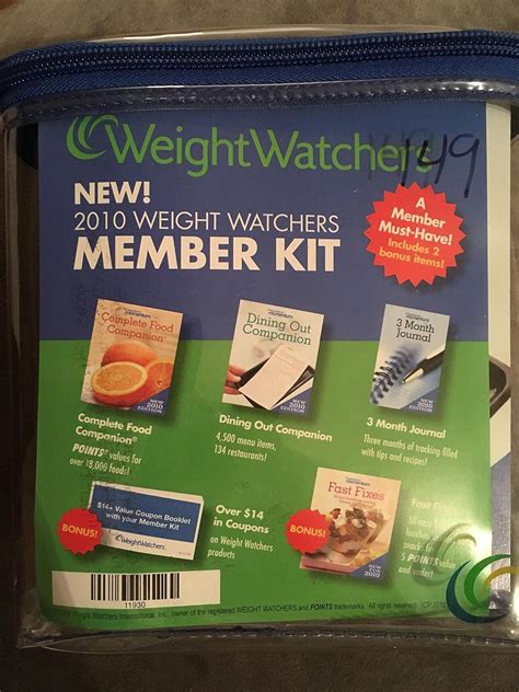 Weight Watchers 2010 Members Kit Epub