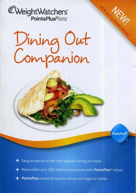 Weight Watchers PointsPlus Plan 2012 Dining Out Companion Book Points Plus 2012 Epub