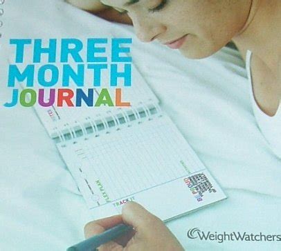 Weight Watchers Three Month Journal