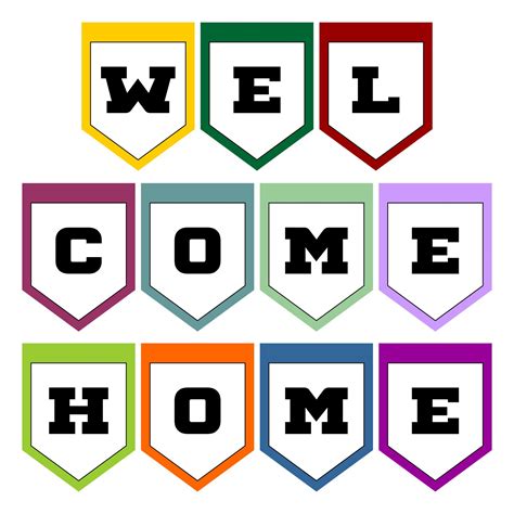Welcome Banner Printable