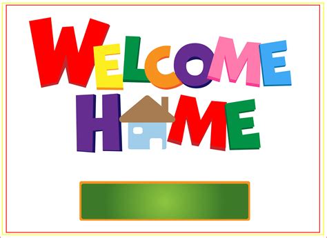 Welcome Home Printable