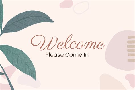 Welcome To Sign Template