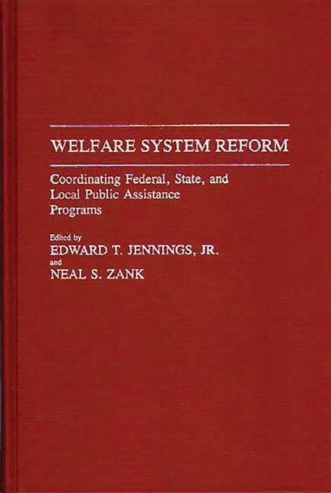 Welfare System Reform Coordinating Federal PDF