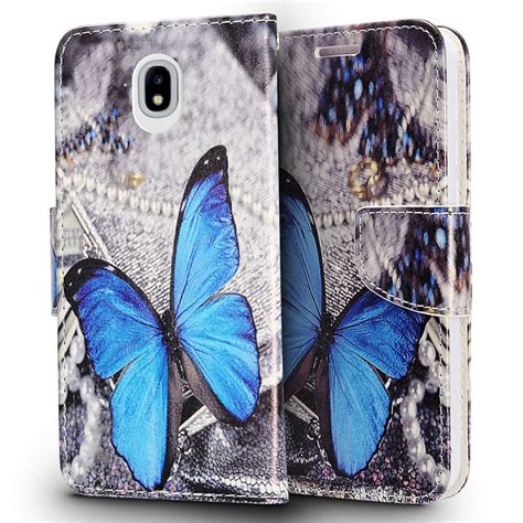 Welity Butterfly Leather Samsung gifts J Doc