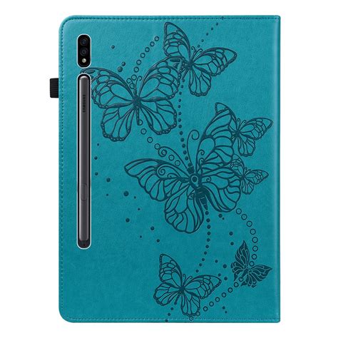 Welity Butterfly Pattern Leather Samsung Doc