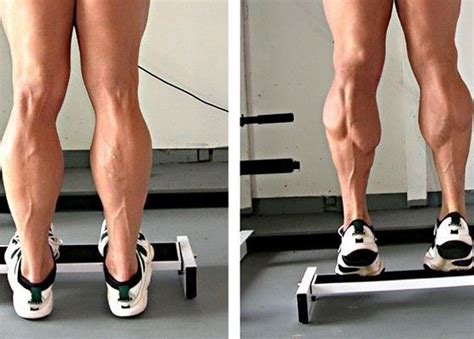 Well-Defined Calf Muscles: