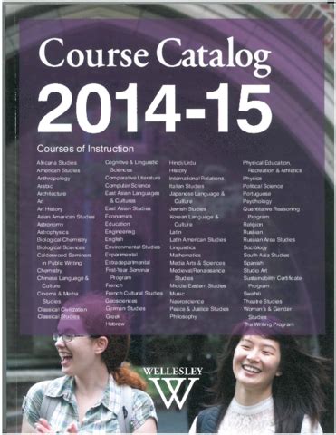 Wellesley College Course Catalog