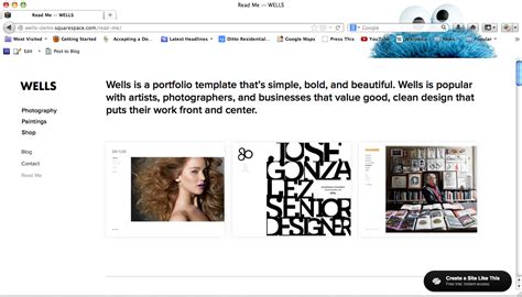 Wells Template Squarespace