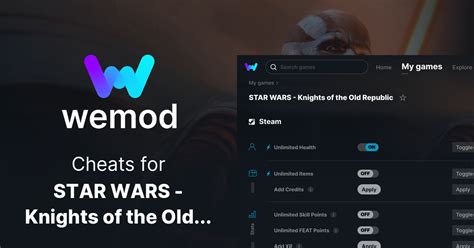 Wemod Star Wars: The Old Republic - Transform Your Gaming Experience