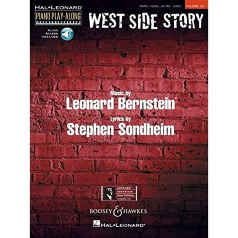 West Side Story Piano Play-Along Volume 130 Hal-Leonard Piano Play-Along Doc