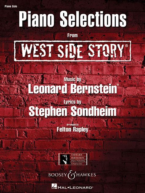 West Side Story Piano Solo Selections Reader