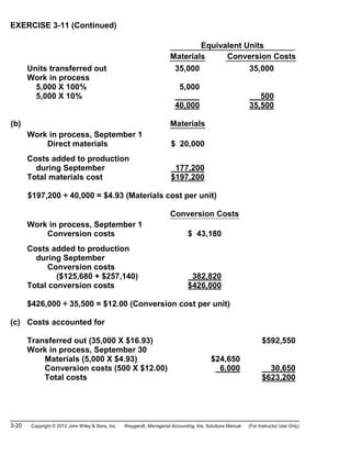 Weygandt Managerial Accounting 6e Solutions Ch 12 Epub