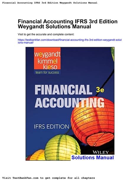 Weygandt financial 2e ifrs solutions Ebook Reader