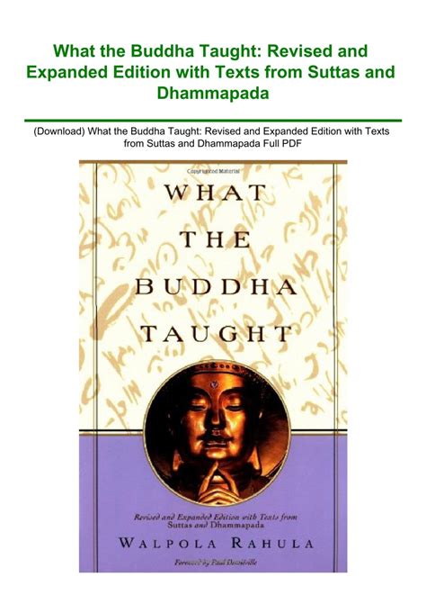 What Buddha Taught Expanded Dhammapada Kindle Editon