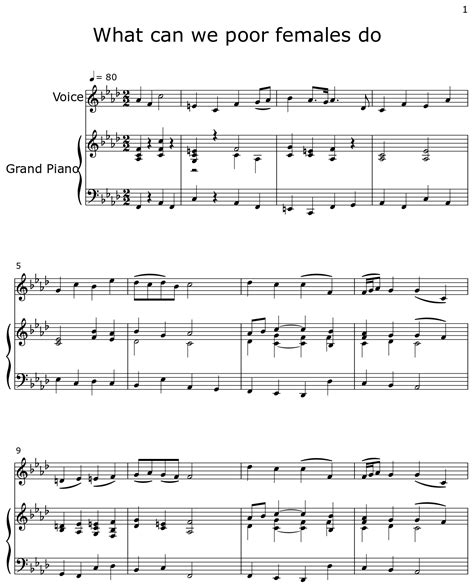 What Can We Poor Females Do SATB Octavo a cappella from Five Sad and Humorous Songs in Jazz Rock by Sol Berkowitz PDF