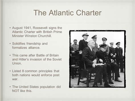 What Did The Atlantic Charter Call For
