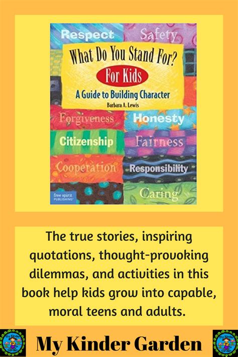 What Do You Stand For For Teens A Guide to Building Character Kid s Guide to Building Character PDF