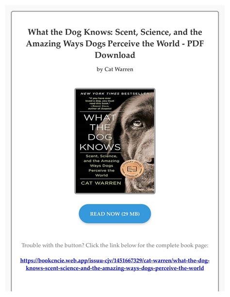 What Dog Knows Science Perceive Epub