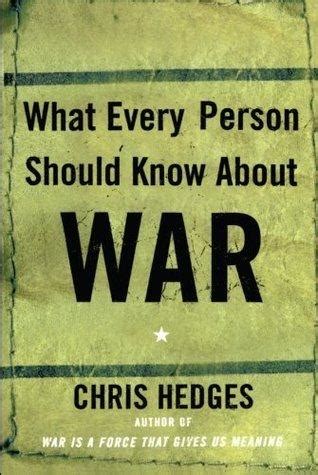 What Every Person Should Know About War Reader