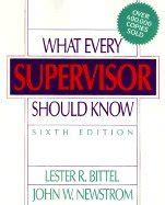 What Every Supervisor Should Know: The Complete Guide to Supervisory Management Ebook PDF