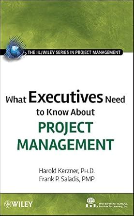 What Executives Need to Know About Project Management The IIL Wiley Series in Project Management Epub