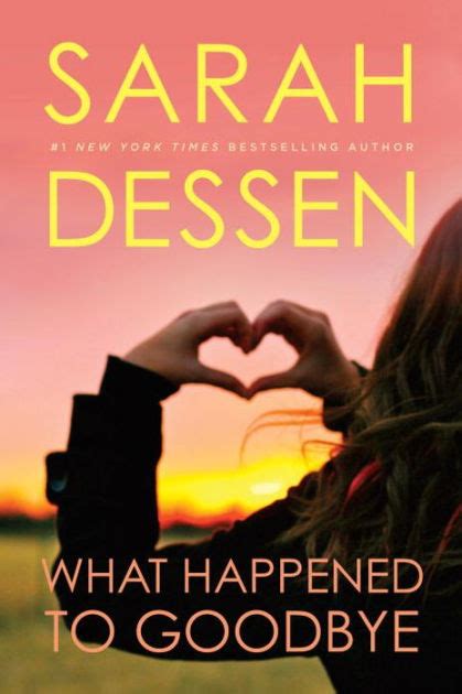 What Happened to Goodbye Sarah Dessen Reader