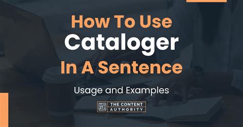 What Is A Cataloger