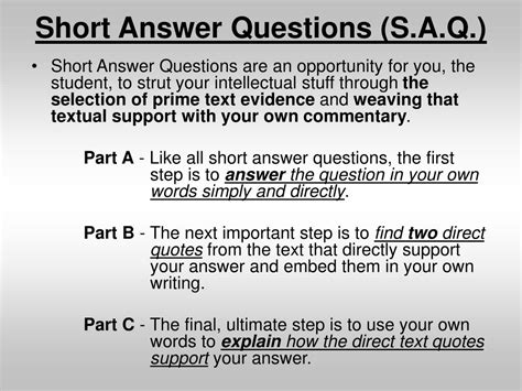 What Is A Short Answer Question Reader