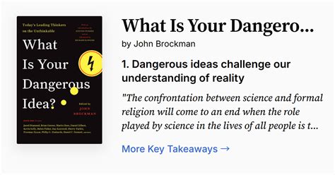 What Is Your Dangerous Idea Reader