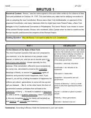 What Is the Purpose of Brutus 1 in Simple Terms
