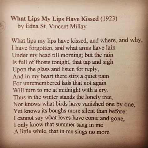 What Lips My Lips Have Kissed The Loves and Love Poems of Edna St Vincent Millay Epub