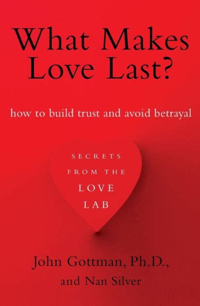 What Makes Love Last: How to Build Trust and Avoid Betrayal Ebook PDF