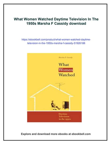 What Women Watched  Daytime Television in the 1950s Reader