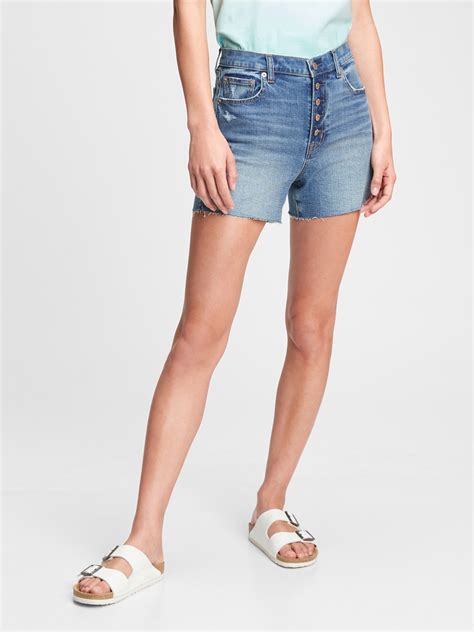 What are High-Rise Jean Shorts?