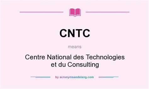 What is CNTC?