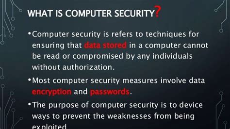 What is Computer Security?