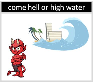 What the Phrase "Hell and High Water" Means