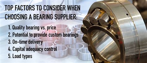 What to Consider When Choosing Bearings