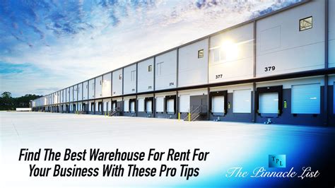 What to Consider When Looking for Warehouses for Rent